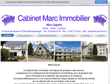 Tablet Screenshot of marcimmo.fr